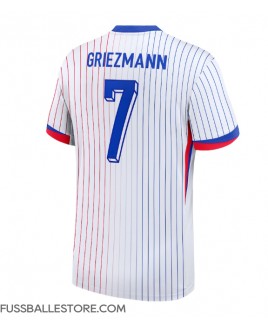 Günstige Frankreich Antoine Griezmann #7 Auswärtstrikot EM 2024 Kurzarm
